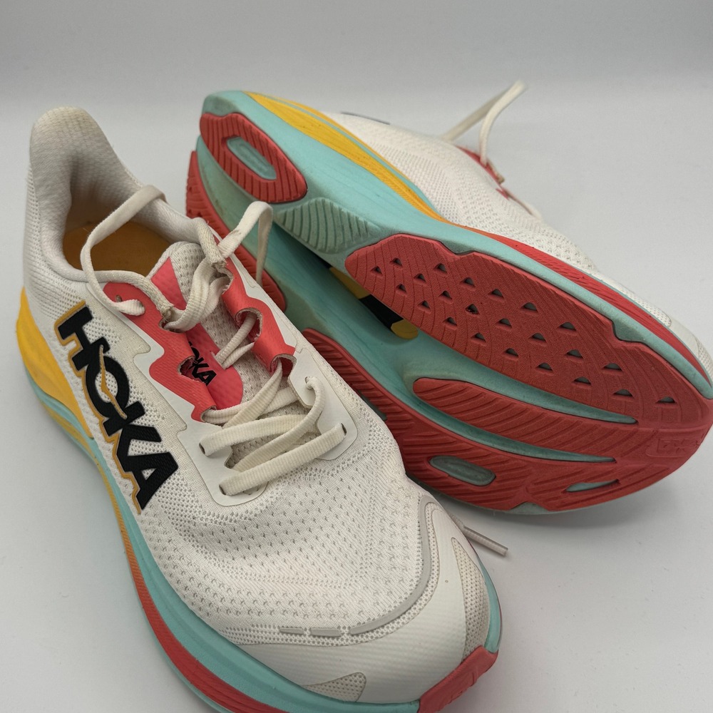 Hoka Skyward X Womens Running Shoes Blanc De Blanc Swimsuit Size 7.5B - Picture 12 of 13